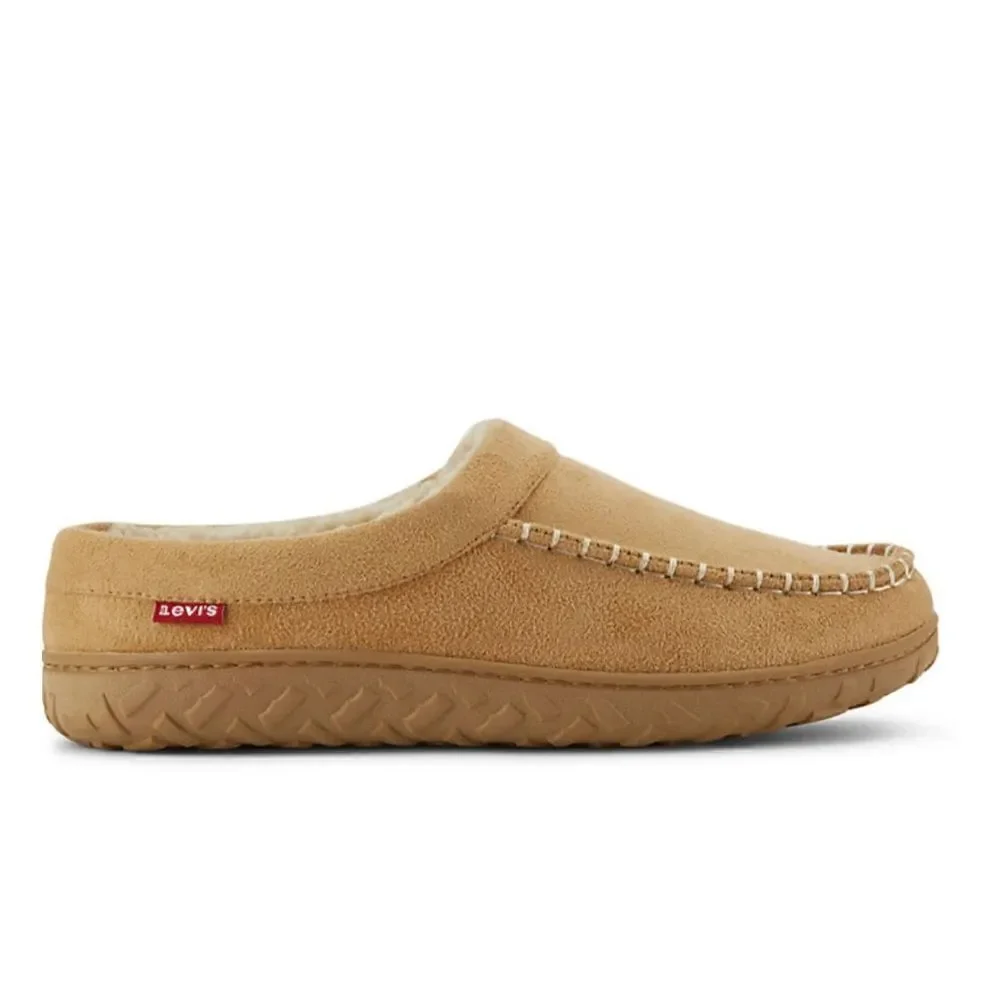Levi's® Harbin Men's MEDIUM SIZE 8/9 Slippers - WHEAT COLOR